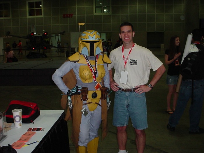 Mike with Megan in Mandolorian Costume.JPG