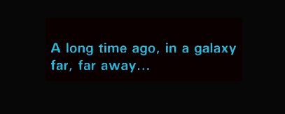 what font is star wars intro