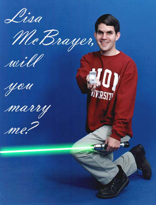 Who says that a  Jedi Knight shall not know love?