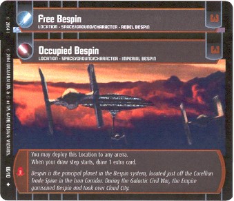 Free Bespin - #50 - Uncommon == Occupied Bespin - #60 - Uncommon